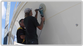 Regular yacht cleaning, maintenance and detailing on the gold coast