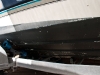 View of bayliner hull with antifoul prior to repair