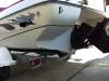 18 foot Stingray White Antifoul and Boot stripe added.