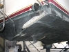 35 Riviera Transom prior to sand blasting