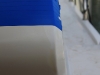 Gel Coat Yellowing is clearly visible here. Gel Coat Yellowing is clearly visible here.